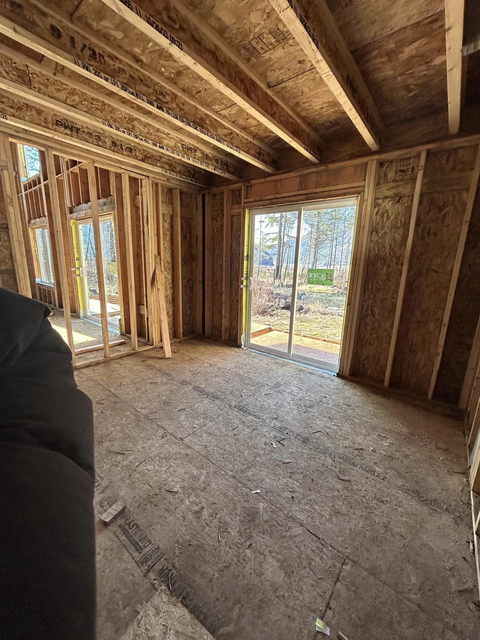 Interior framing detail