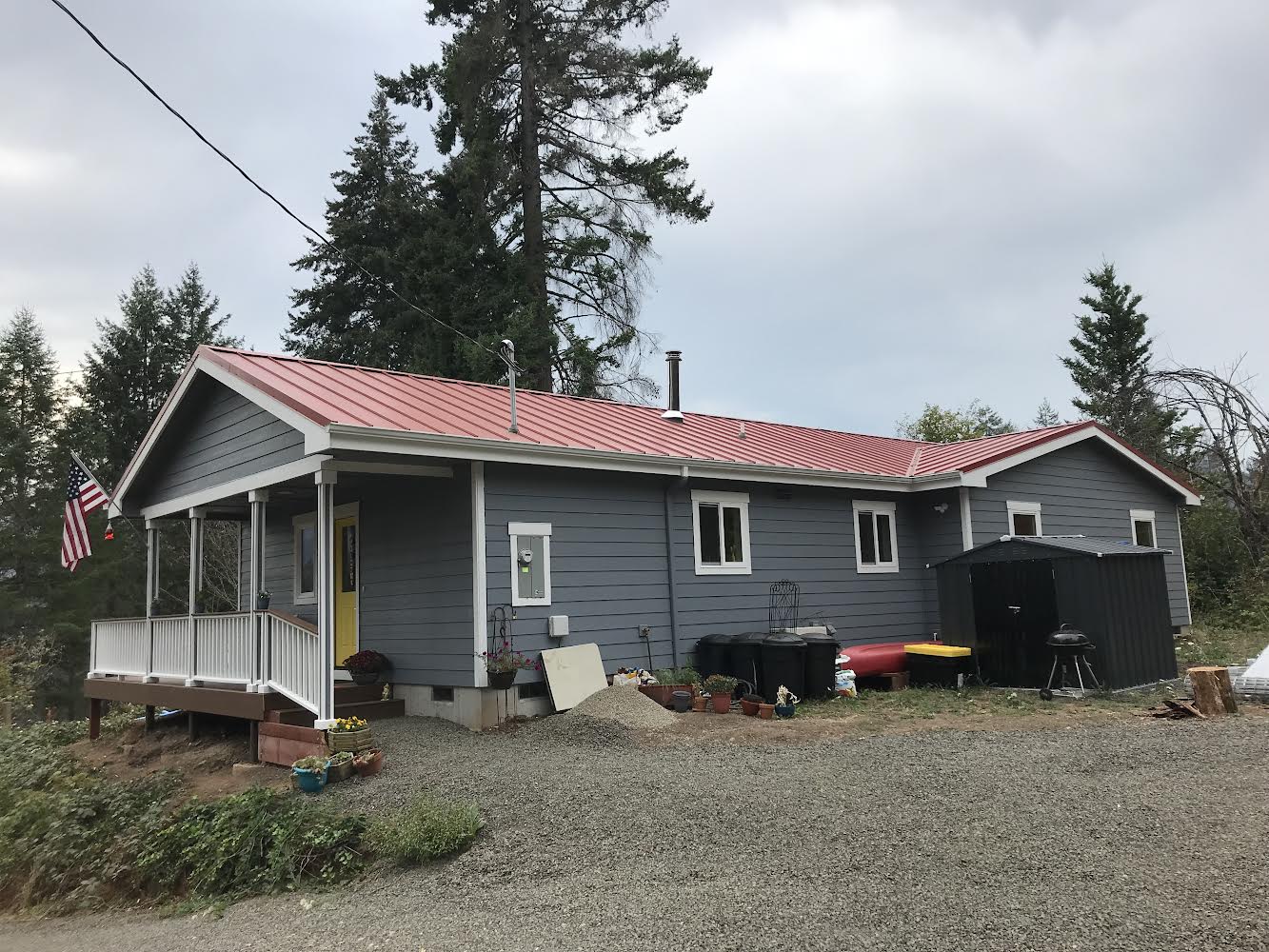 Completed Carrion family home in Oregon