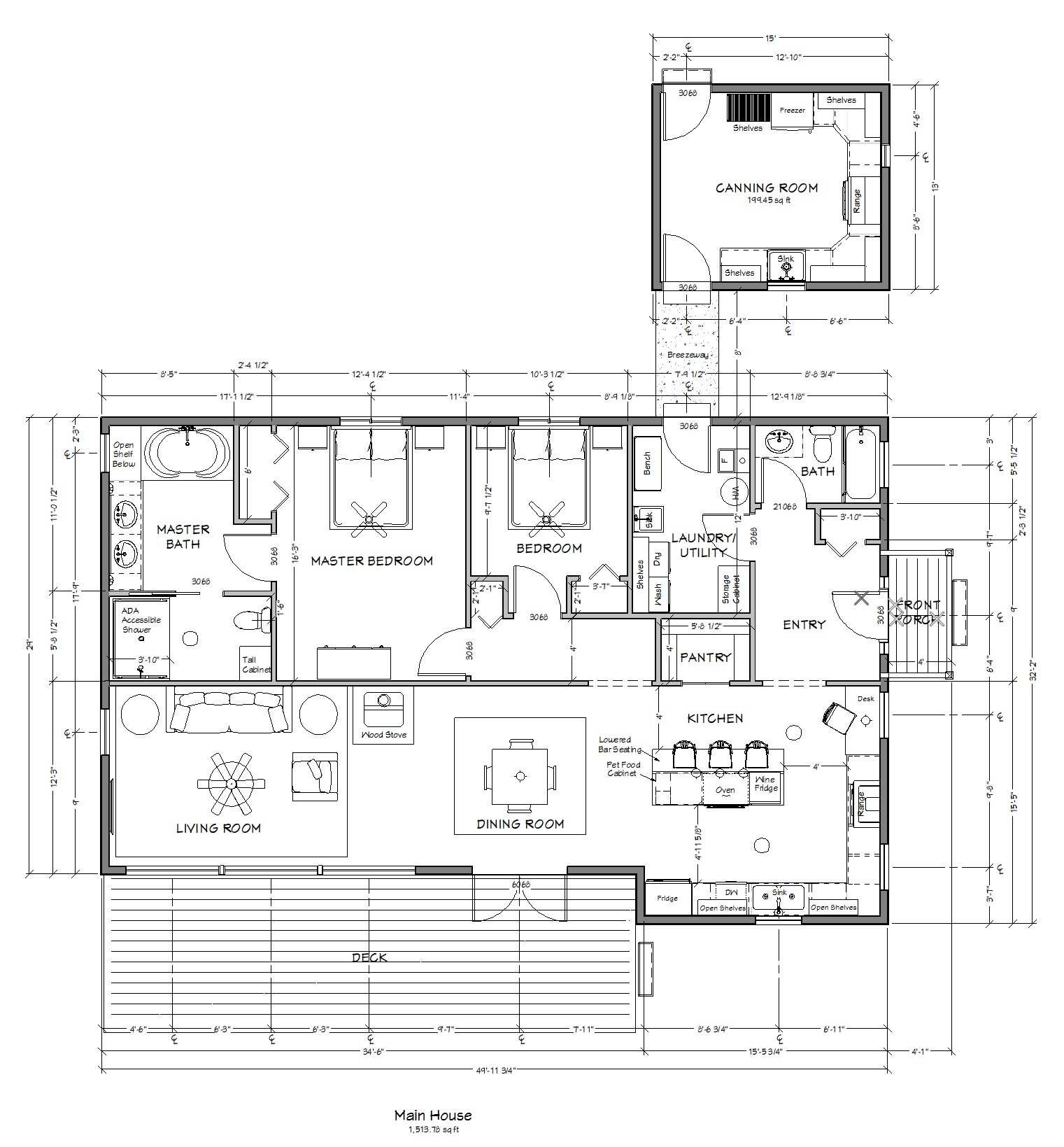 The A. Family Home: Floor plan