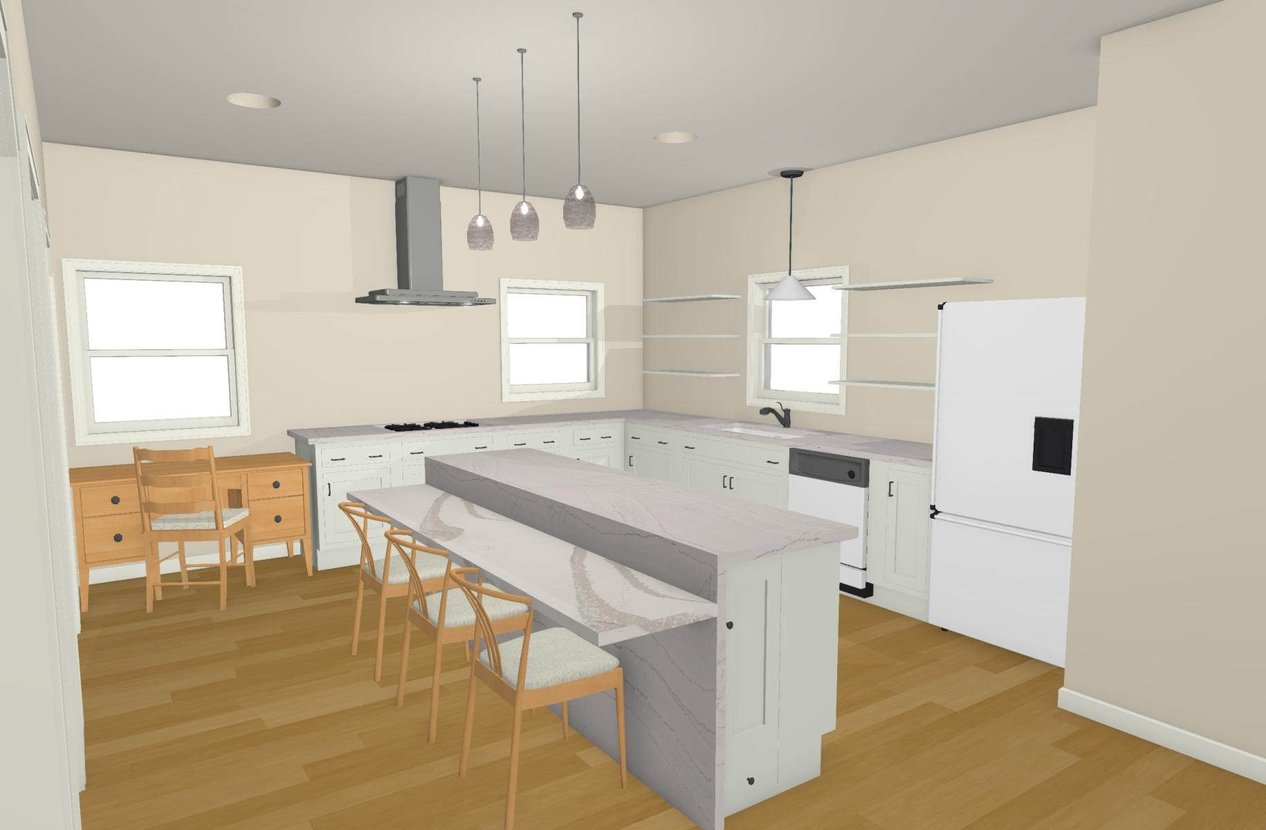 The A. Family Home: Kitchen design