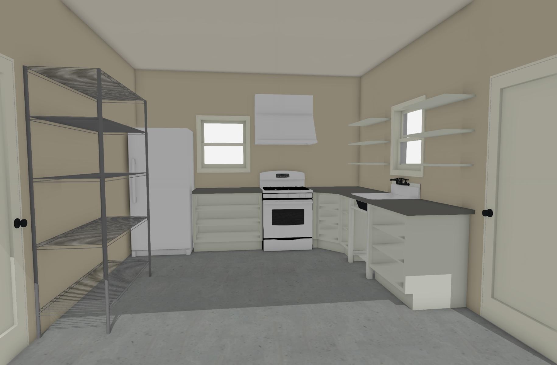 The A. Family Home: Canning room design