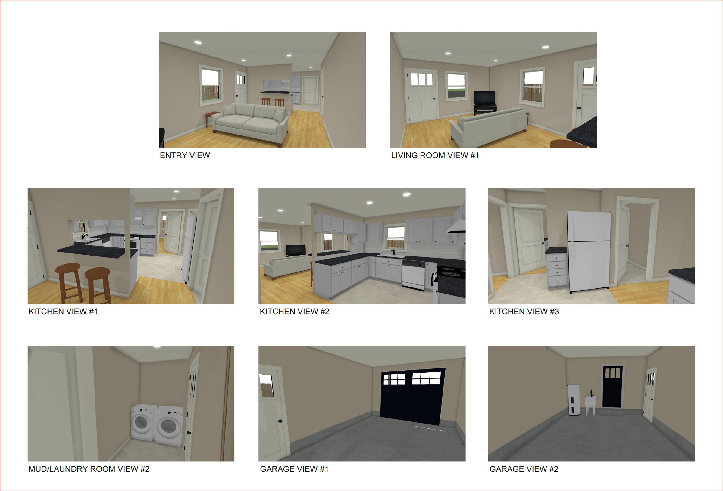The W. Family Home: Interior design studies