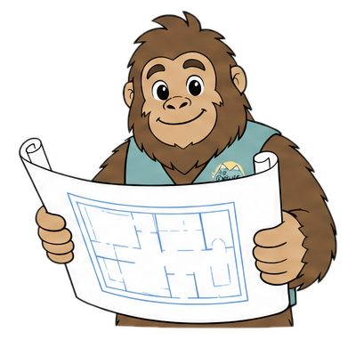 Squatch offering a friendly reminder