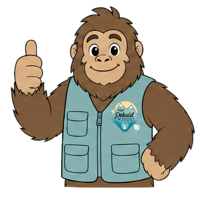 Squatch offering a friendly reminder