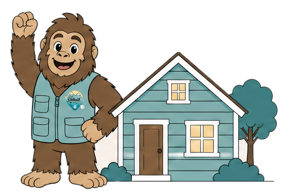 Squatch offering a friendly reminder