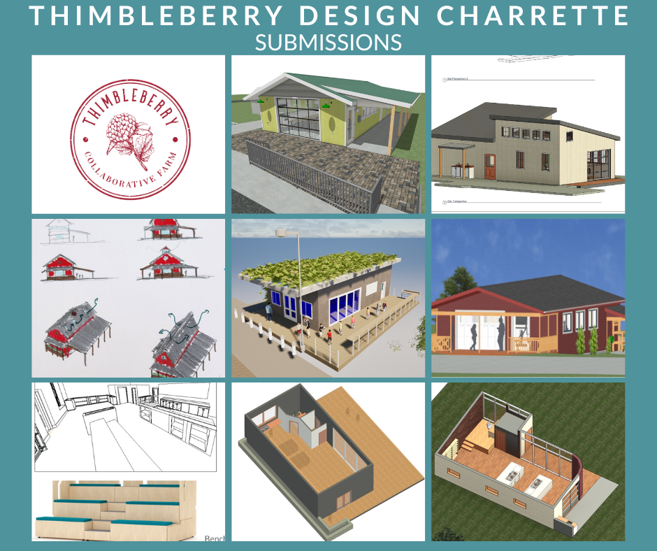 Thimbleberry Classroom design charrette showing multiple classroom concepts
