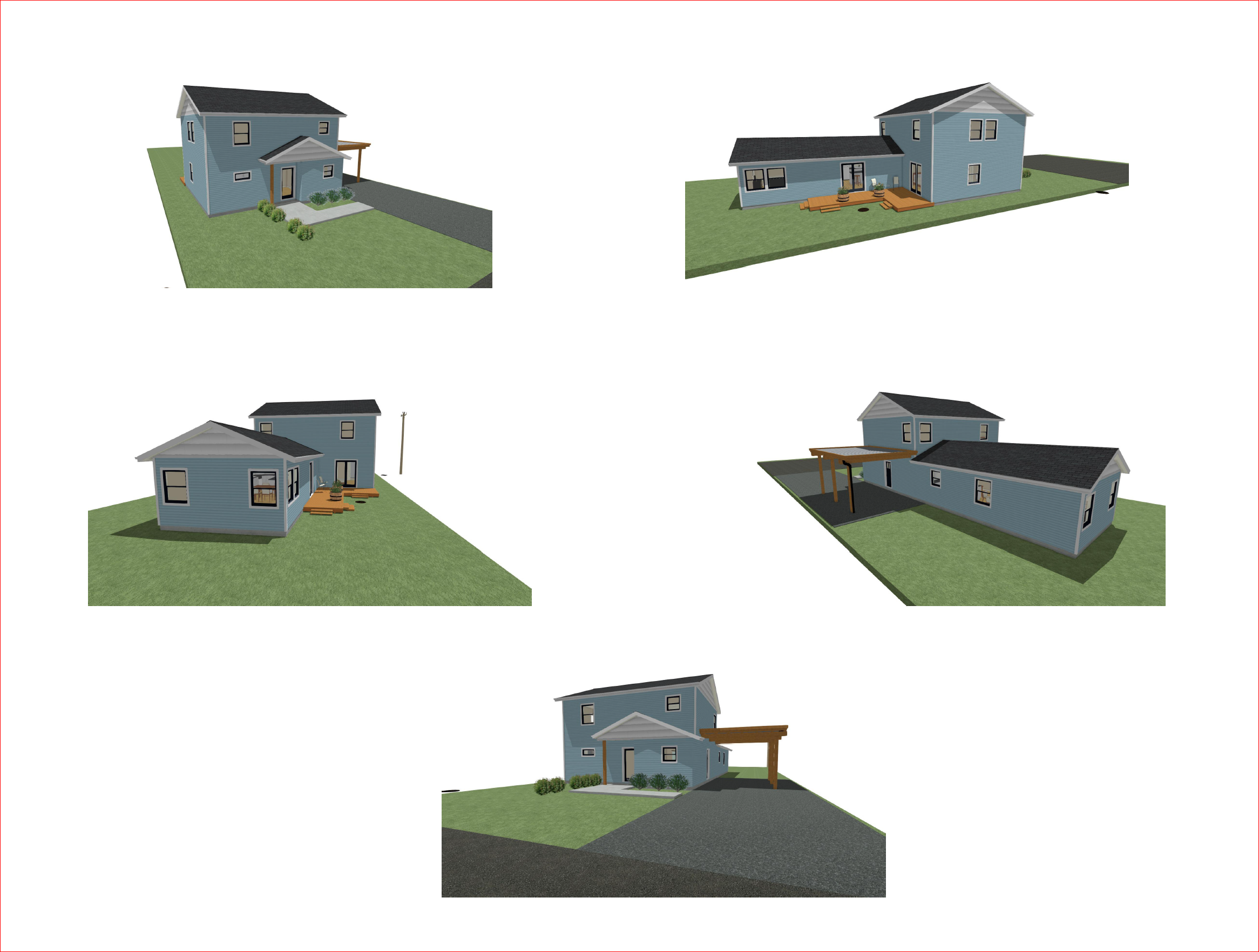 Architectural rendering of the Warden home design